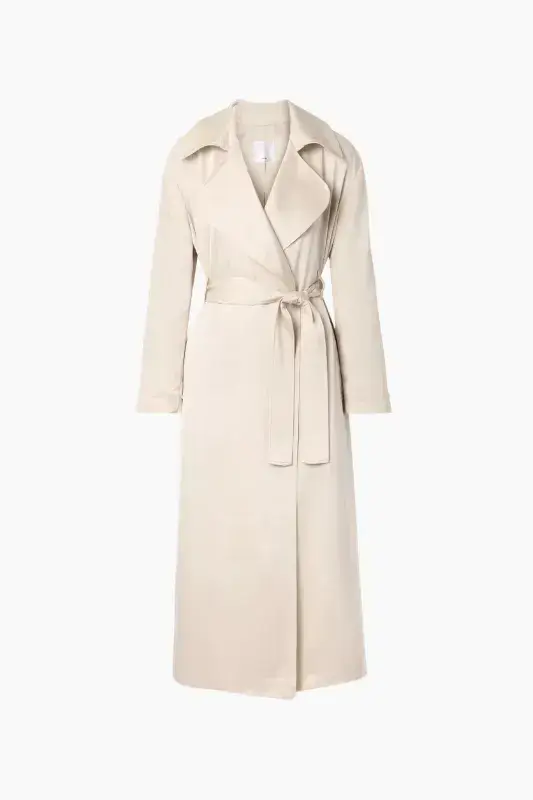 Satin Trench Coat Cleaning Service for Women