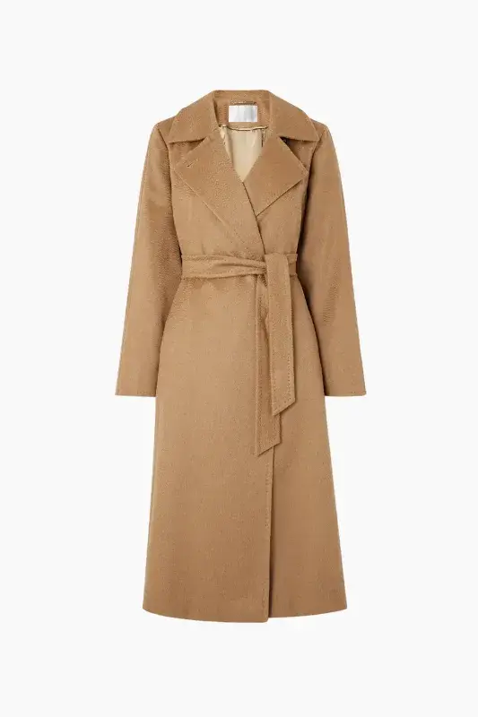 Luxury Camel Hair Long Coat Cleaning