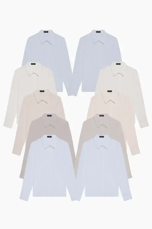 Women’s Cotton Shirt Dry Cleaning Bundle