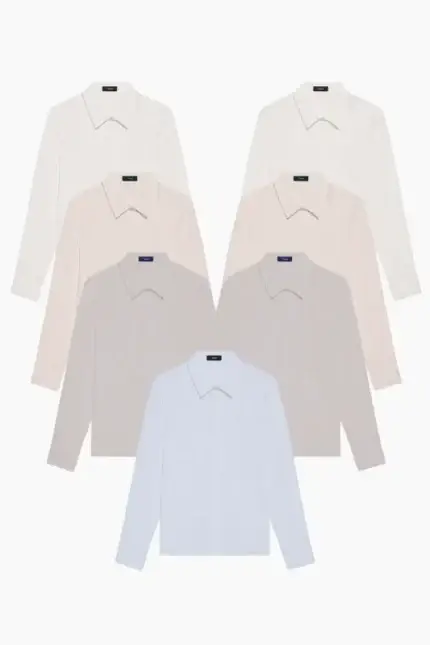 Women&rsquo;s Cotton Shirt Dry Cleaning Bundle &ndash; 7 Shirts
