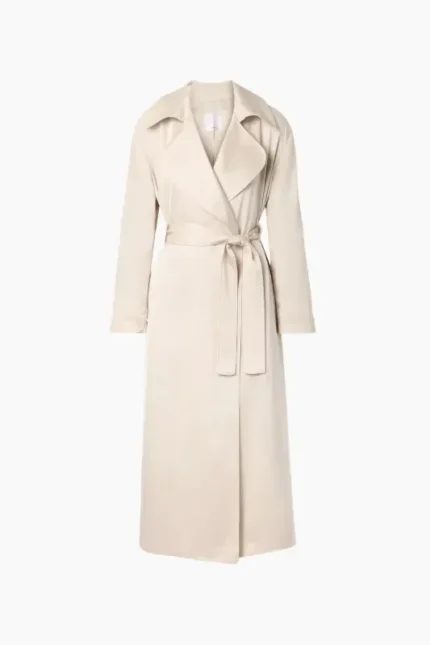 Satin Trench Coat Cleaning Service for Women