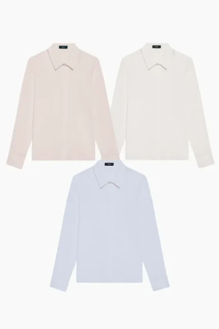 Women’s Cotton Shirt Dry Cleaning Bundle – 3 Shirts, Perfectly Clean