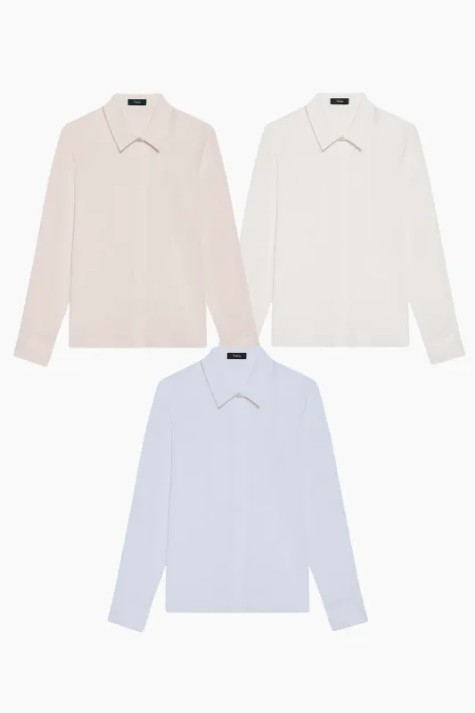 Women’s Cotton Shirt Dry Cleaning Bundle – 3 Shirts, Perfectly Clean